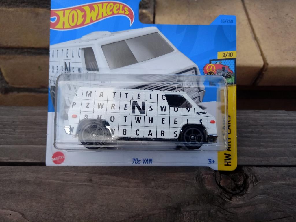 Dodge B-100 Van '70 Hotwheels, Hobby en Vrije tijd, Modelauto's | Overige schalen, Nieuw, Auto, Ophalen