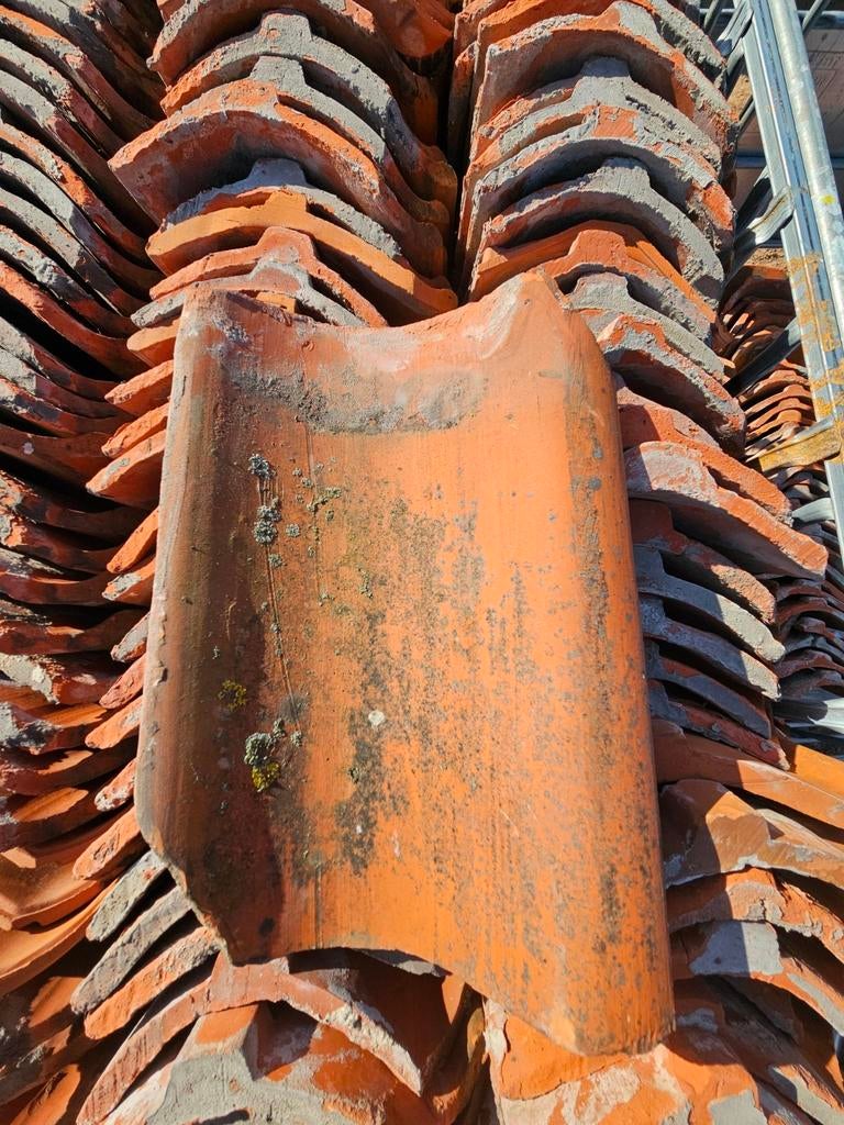 Dakpannen ca 750 st oude holle, Gebruikt, Steen of Klei, Ophalen of Verzenden, 15 m² of meer