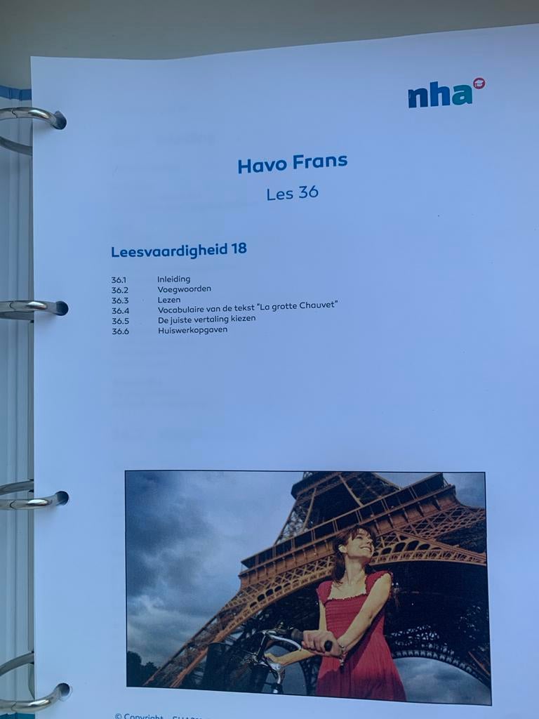 Havo Frans Les 36 - Leesvaardigheid 18, Ophalen of Verzenden, Zo goed als nieuw, Boek, Taal en Studie