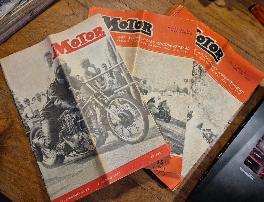 23x Weekblad Motor (1968–1970) – vintage motorbladen, Boeken, Ophalen of Verzenden, Gelezen, Diverse auteurs, Algemeen