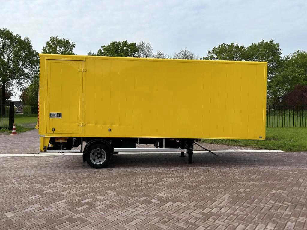 Nefra Be oplegger 7.5 ton met laadklep 750kg (bj 2011), Auto's, Vrachtwagens, Overige kleuren, Overige brandstoffen, Origineel Nederlands
