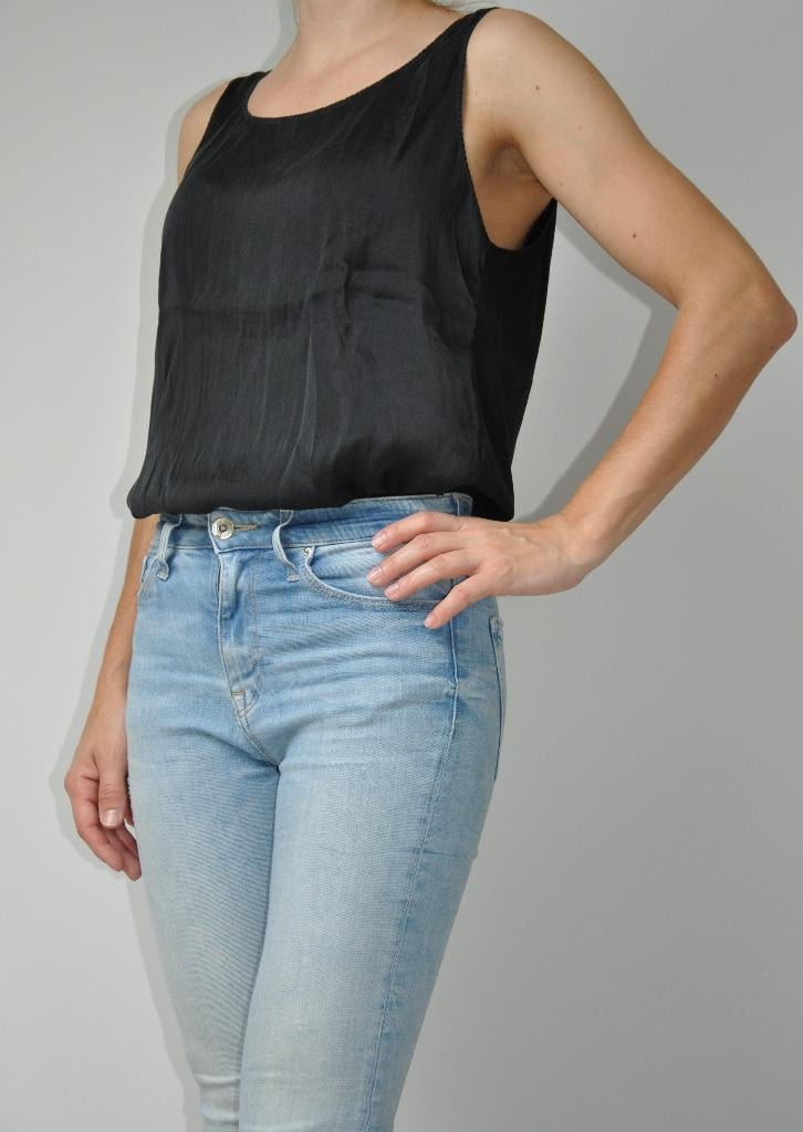 twinset top, dameskleding top, simona barbieri, Twinset, Zwart, Ophalen of Verzenden, Zo goed als nieuw