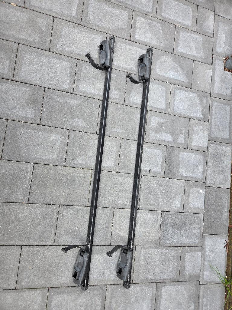 Dakdragers Thule met slot, open dakrails bv VW Touran Sharan, Ophalen, Zo goed als nieuw