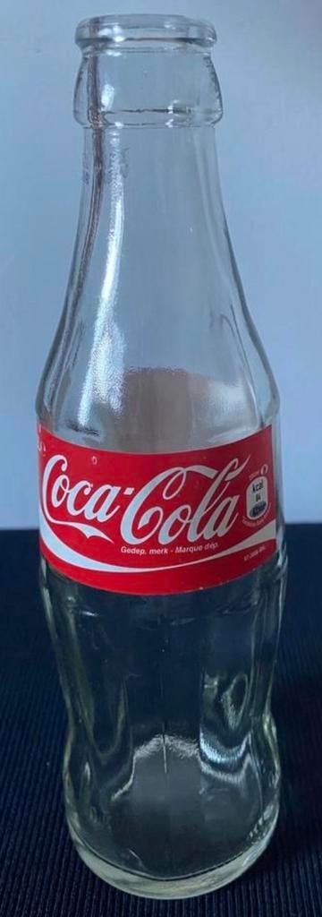 Coca-cola flesje met papierenbans uit 2011., Ophalen of Verzenden, Zo goed als nieuw, Verpakking