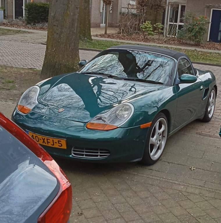 Porsche Boxster 2.7 1999 Tiptronic Engels RHD, Auto's, Automaat, Achterwielaandrijving, Zwart, Leder