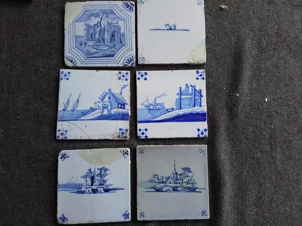 Antieke tegeltjes, Antiek en Kunst, Ophalen