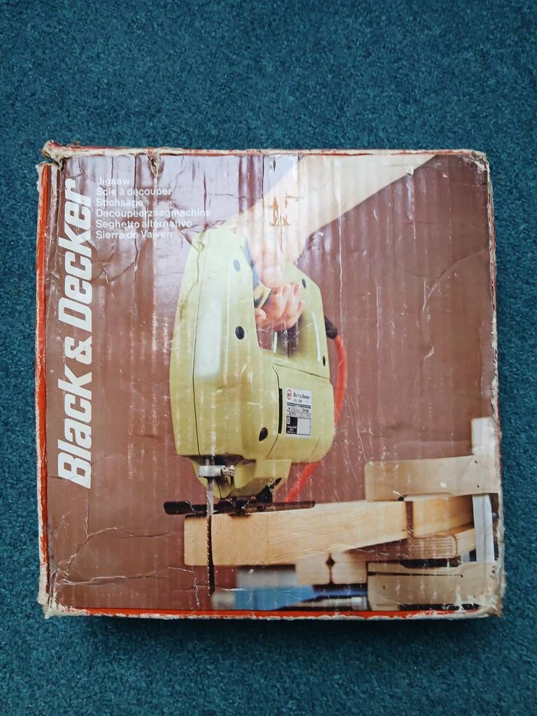 Oude decoupezaag Black&Decker, Ophalen, Gebruikt