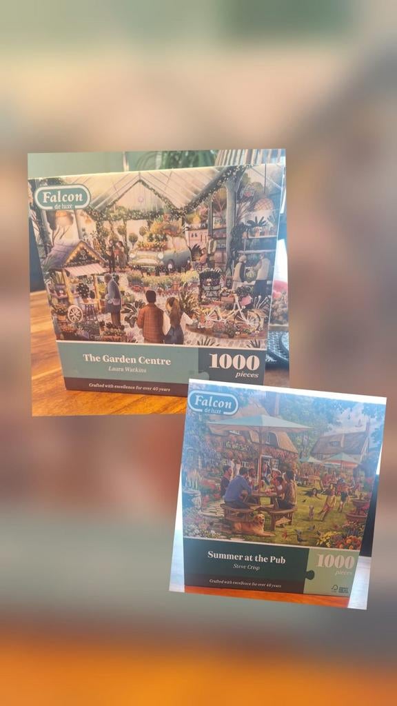 2 Falcon puzzels  7 euro per stuk, Hobby en Vrije tijd, Denksport en Puzzels, Ophalen, 500 t/m 1500 stukjes, Zo goed als nieuw
