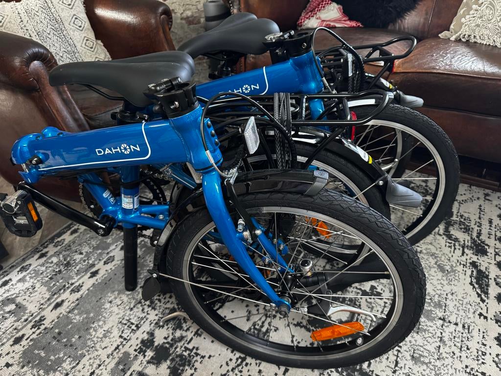 2 Dahon Mariner D8 vouwfietsen - Zo goed als nieuw, Fietsen en Brommers, Fietsen | Vouwfietsen, Ophalen, 20 inch of meer, Versnellingen