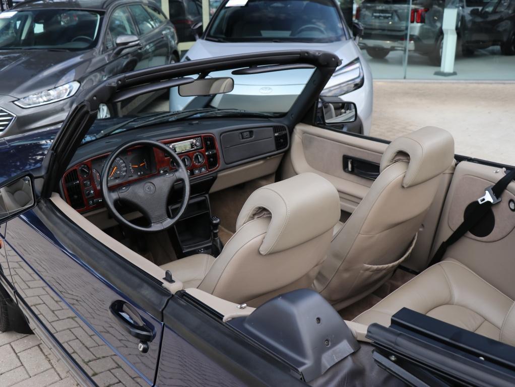 Saab 900 Cabrio 2.0 S, Auto's, Oldtimers, 142 pk, Cabriolet, Blauw, Bedrijf