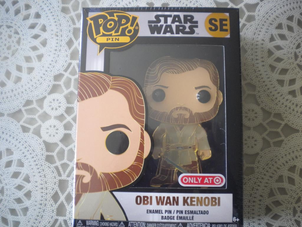 Pop pin obi wan kenobi nieuw en doos, Ophalen of Verzenden, Nieuw