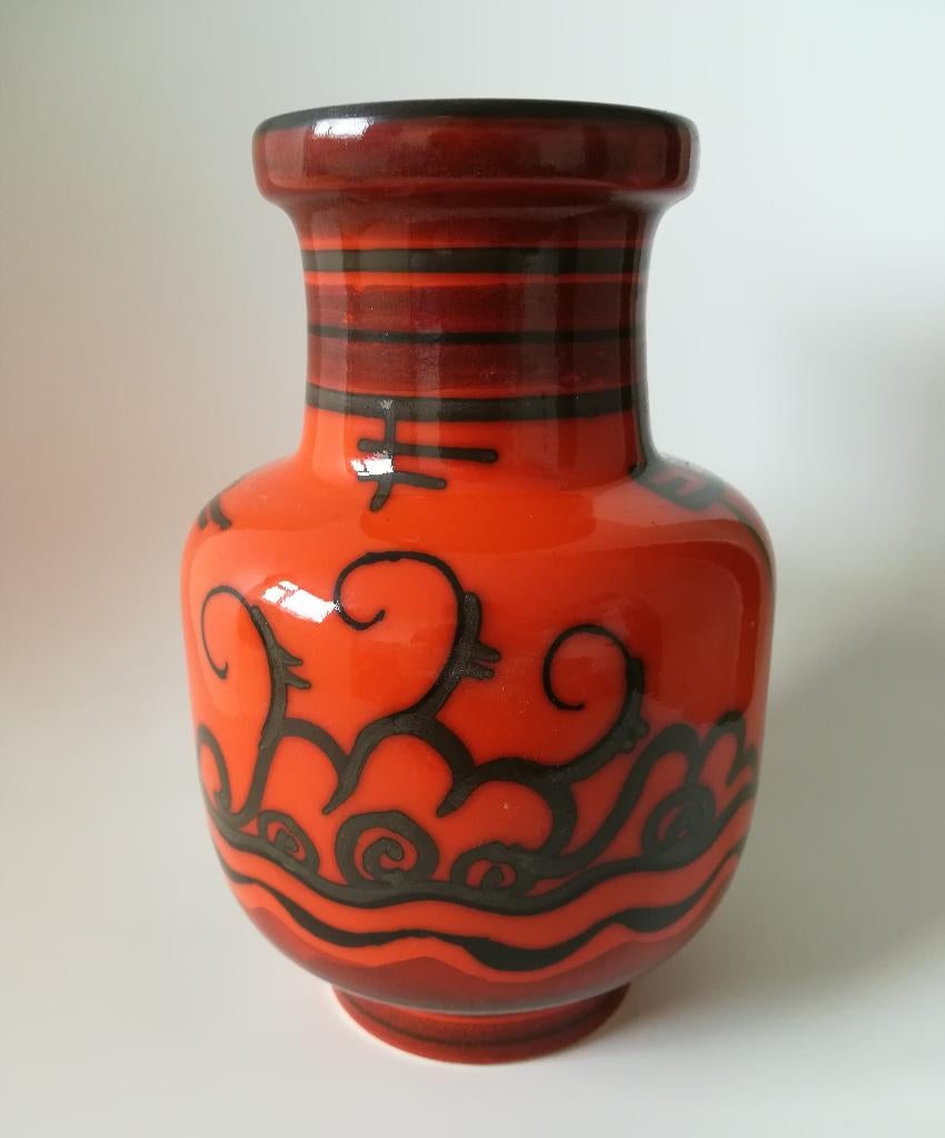 Keramieken Vaas Tokio 918 Flora Gouda Holland, Antiek en Kunst, Ophalen of Verzenden