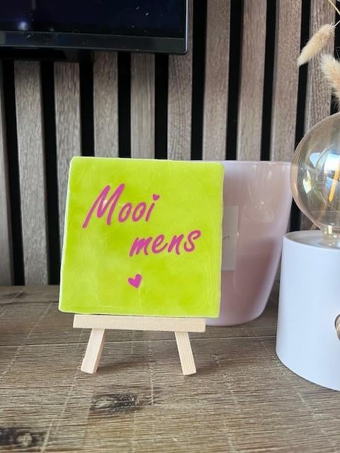 Leuke tegeltjes met tekst naar keuze, Ophalen of Verzenden