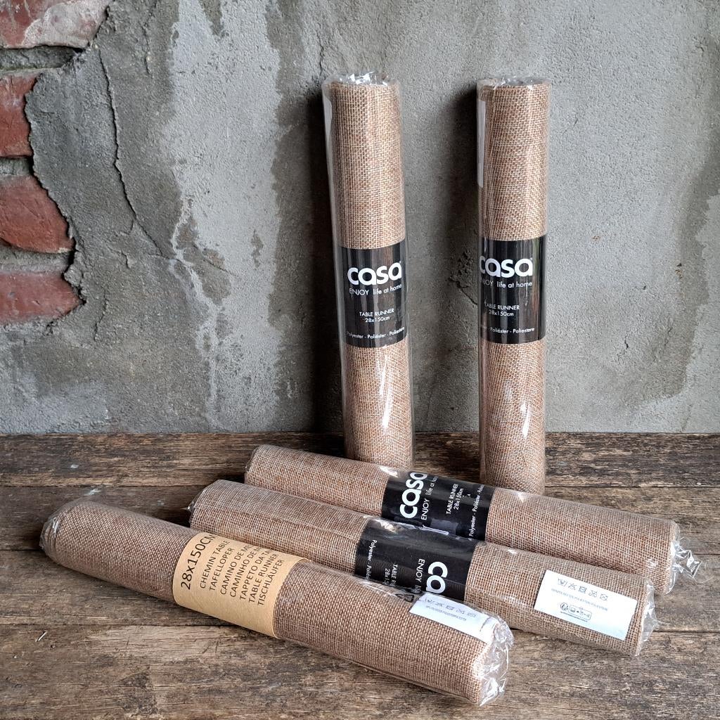 1x Landelijke tafelloper 28x150cm *Etage3*, ., Nieuw, Ophalen of Verzenden, .