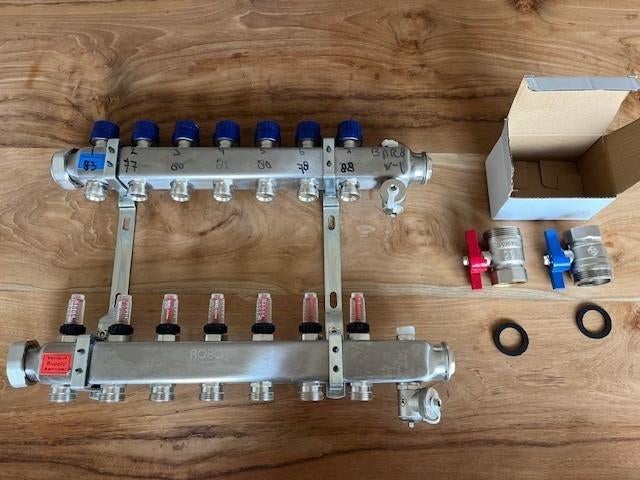 Nieuwe Robot Vloerverwarming verdeler (7 groepen) te koop, Ophalen, Minder dan 30 cm, Overige typen, Minder dan 60 cm