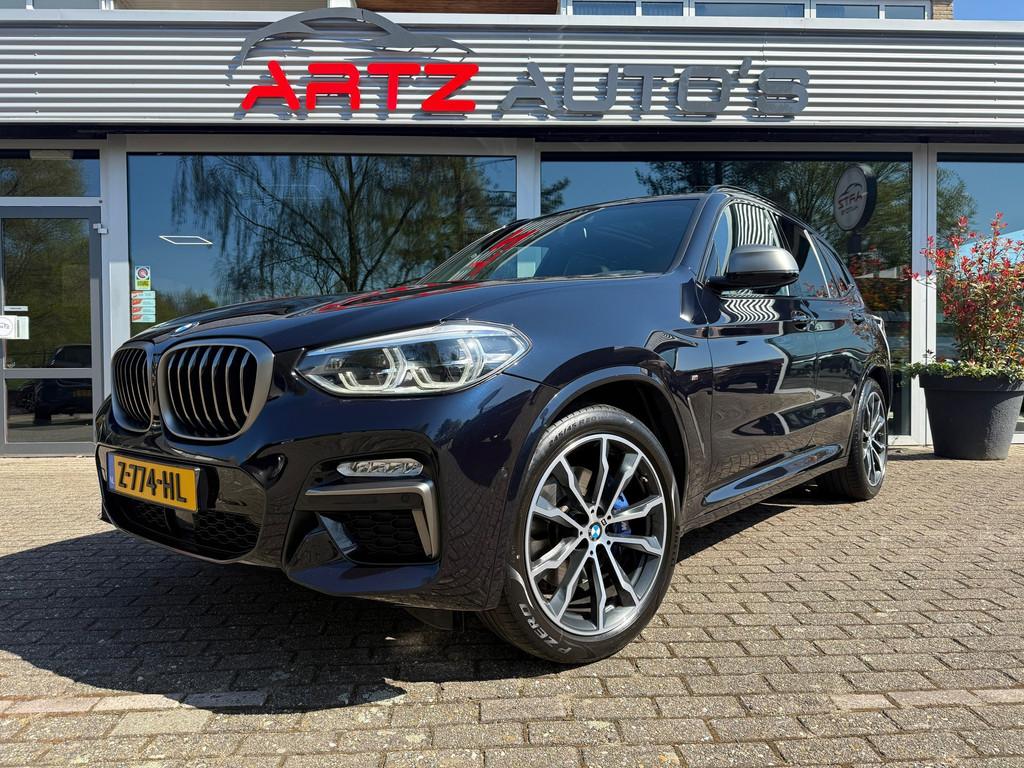 BMW X3 M40i xDrive l Head-Up l D.A.P l Panoramadak, Auto's, BMW, Gebruikt, 2000 kg, Leder en Stof, Zwart