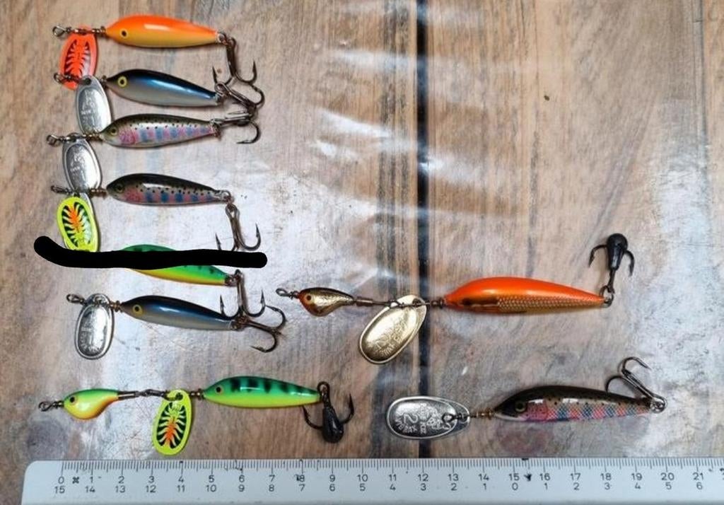 Rapala Super Vibrax Blue fox Minnow Spin old colors kunstaas, Verzenden, Zo goed als nieuw, Overige typen