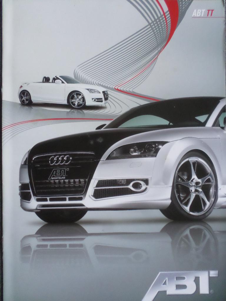 Audi TT Abt Brochure, Boeken, Ophalen of Verzenden, Zo goed als nieuw, Audi