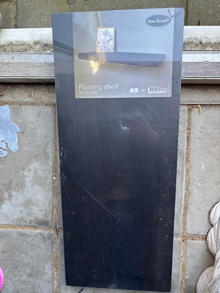 2x Zwevende plank 57x23,5x3,8cm - Nieuw in verpakking, Ophalen, Nieuw