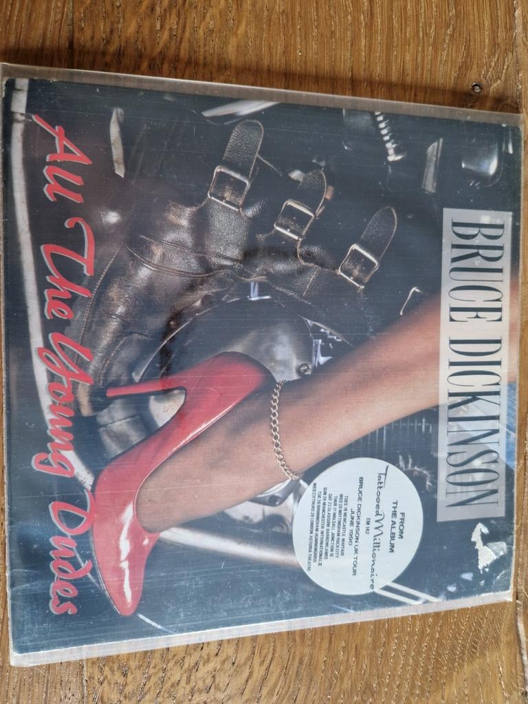 Bruce Dickinson - All The Young Dudes single, Ophalen of Verzenden