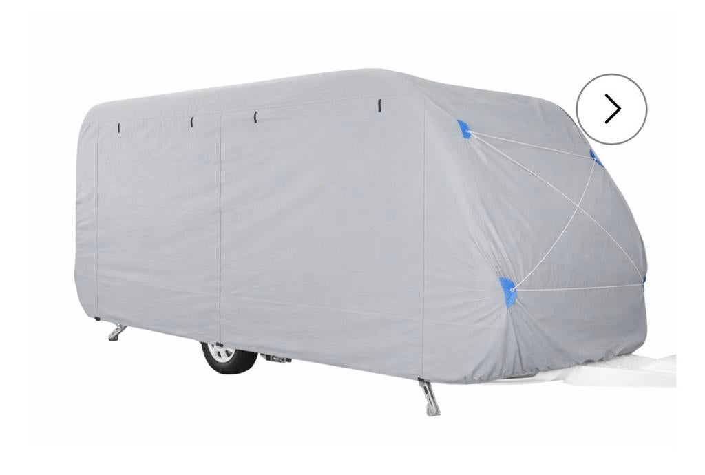 Zgan! 2x gebruikte Obelink caravanhoes 579-640x235x236cm, Ophalen, _, _, Zo goed als nieuw