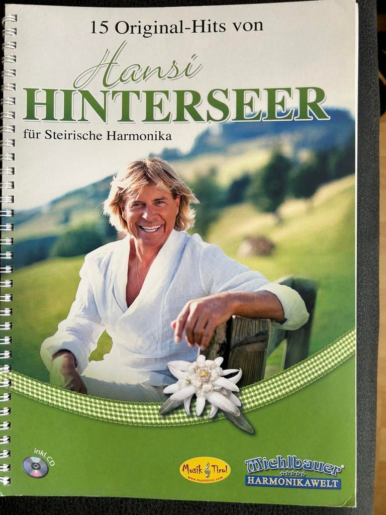 15 originele Hits van Hansi Hinterseer  Steirische Harmonika, Zo goed als nieuw, Artiest of Componist, Populair, Overige instrumenten