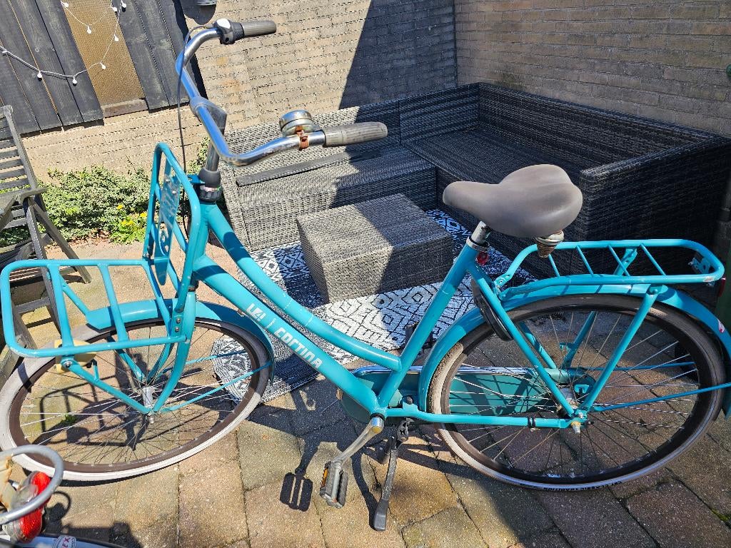Fiets dames cortina, Ophalen, Gebruikt, Terugtraprem, Overige merken