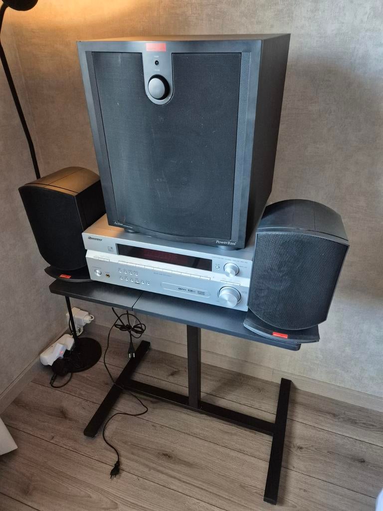 Pioneer VSX-416-S, B&W Solid speakers met subwoofer, Audio, Tv en Foto, Home Cinema-sets, Ophalen, Gebruikt, 70 watt of meer, Pioneer