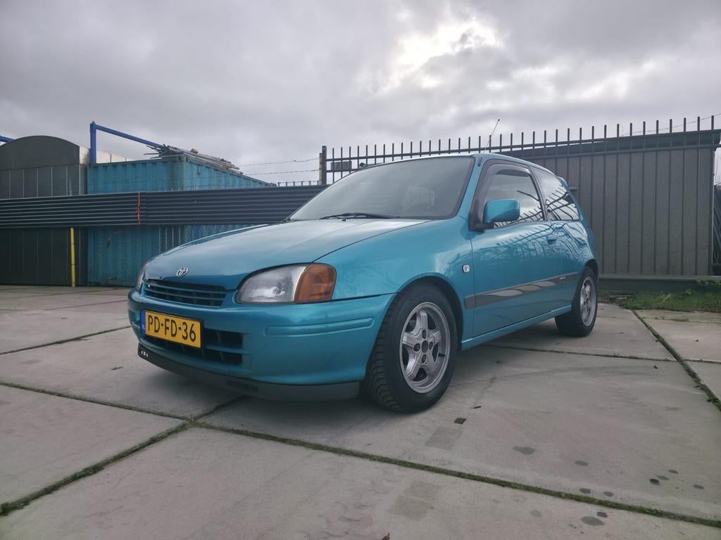Toyota Starlet p9 1.5 16v 5efe, Auto's, Toyota, Particulier, Starlet, Bluetooth, Centrale vergrendeling, Elektrische ramen, Lichtmetalen velgen