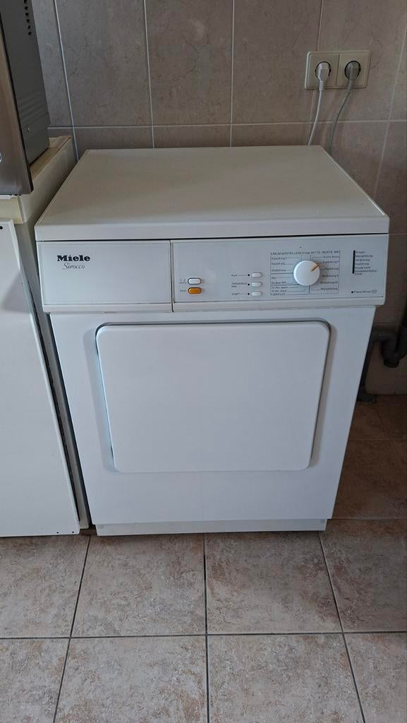Miele sirocco luchtdroger, Witgoed en Apparatuur, Ophalen, 6 tot 8 kg, Gebruikt, 85 tot 90 cm