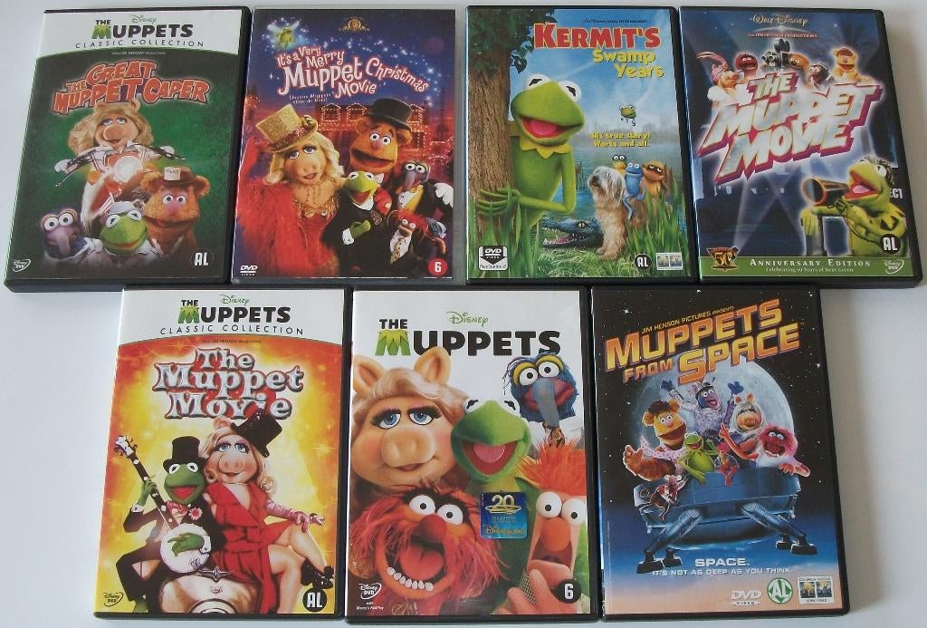 Dvd *** MUPPETS *** 7 stuks Walt Disney, Alle leeftijden, Ophalen of Verzenden, Zo goed als nieuw, Overige genres