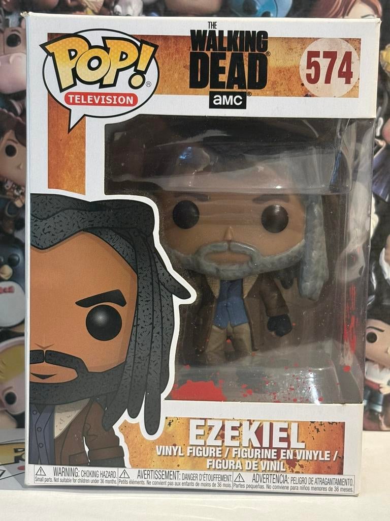 Funko pop Ezekiel blood 574 the walking dead AMC television, Verzamelen, Poppetjes en Figuurtjes, Ophalen of Verzenden, Zo goed als nieuw