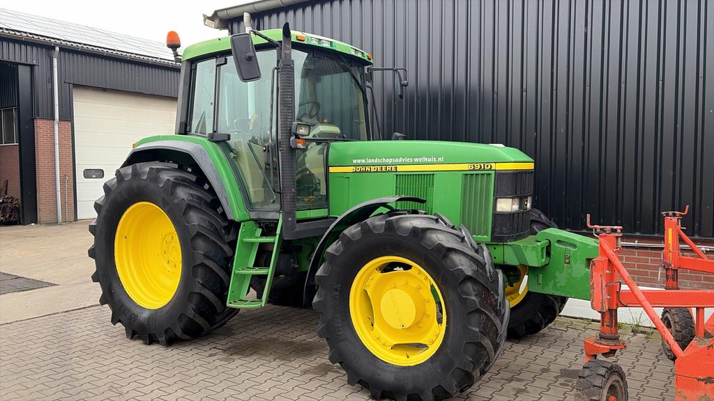 John Deere 6910 - 2003 - 10400 uur - 40 km/u, Zakelijke goederen, John Deere, Gebruikt, Meer dan 10000, 120 tot 160 Pk