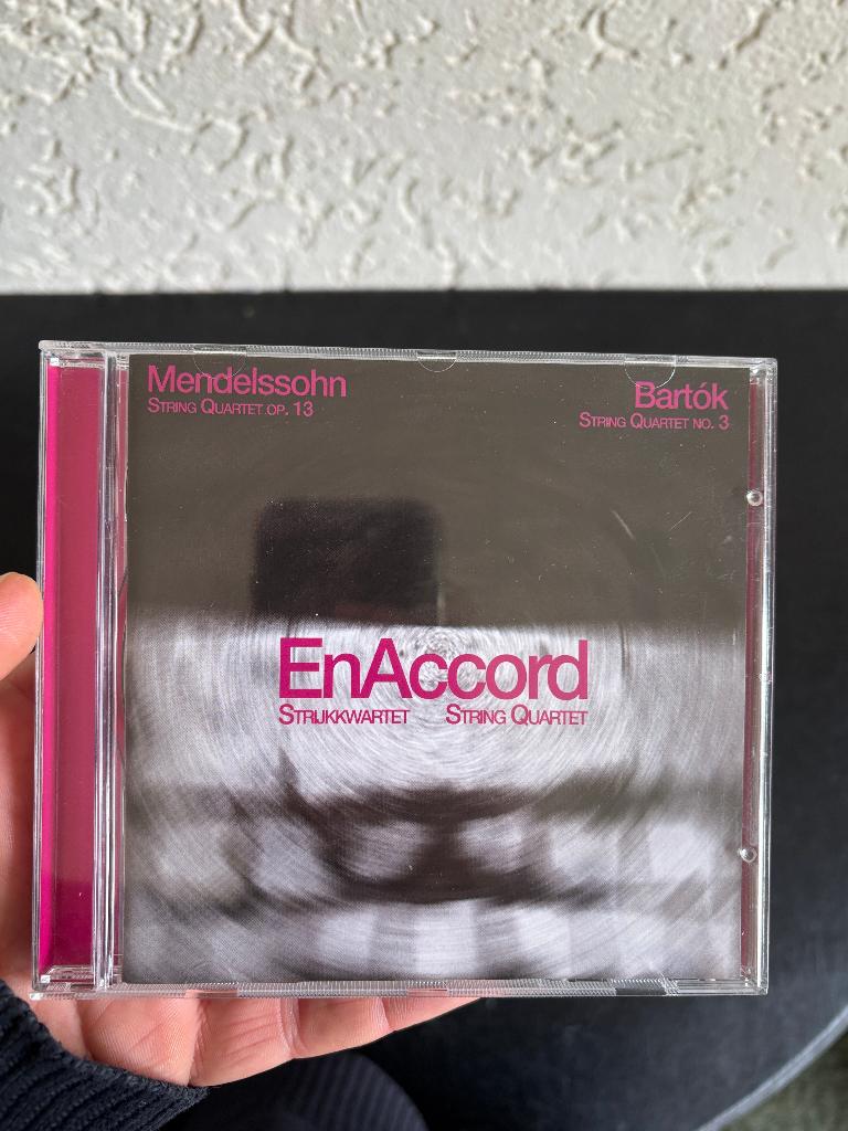 EnAccord Strijkkwartet - Mendelssohn String Quartet op. 13, Ophalen of Verzenden, Classicisme, Zo goed als nieuw, Kamermuziek
