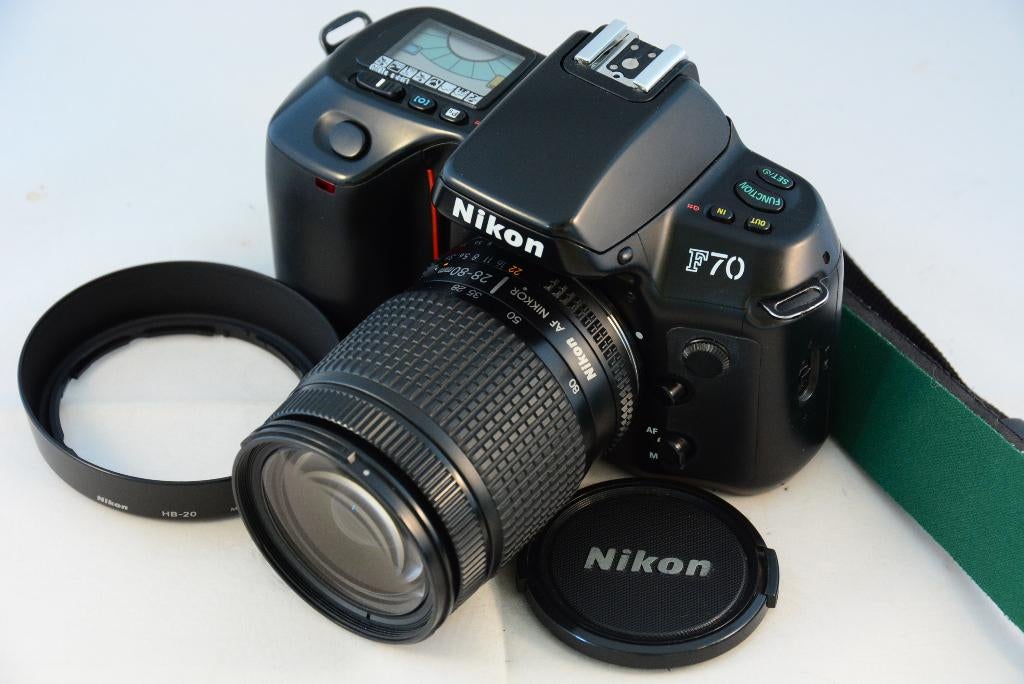 Nikon F70 met AF Nikkor 28-80mm/3.5-5.6D VINTAGE TOP STAAT, Gebruikt, Ophalen of Verzenden, Nikon, Cameraforsale@live.nl