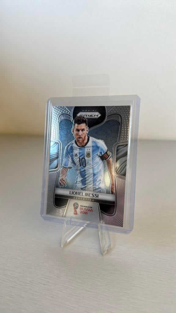 Lionel Messi Panini Prizm WK 2018, Ophalen of Verzenden, Zo goed als nieuw, Buitenlandse clubs, Poster, Plaatje of Sticker