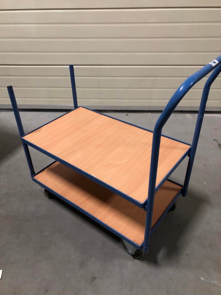 Transportwagen met twee plateaus, Ophalen, Gebruikt, Transportkar