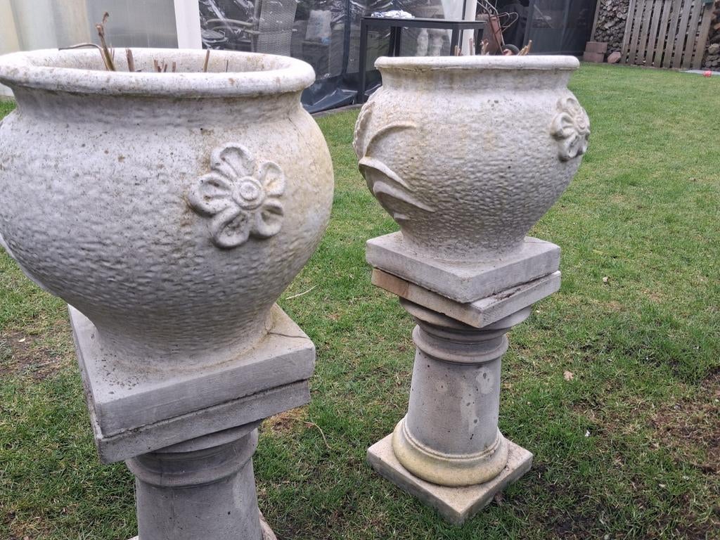 Betonnen beeld, Ophalen, Rond, 40 cm of meer, 40 tot 70 cm