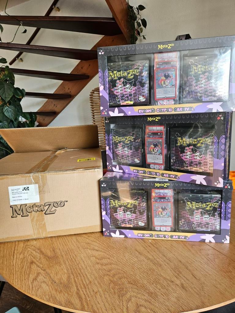 3x Metazoo Kuromi's Cryptid Carnival Sealed Box Set, Hobby en Vrije tijd, Ophalen of Verzenden, Nieuw, Overige typen
