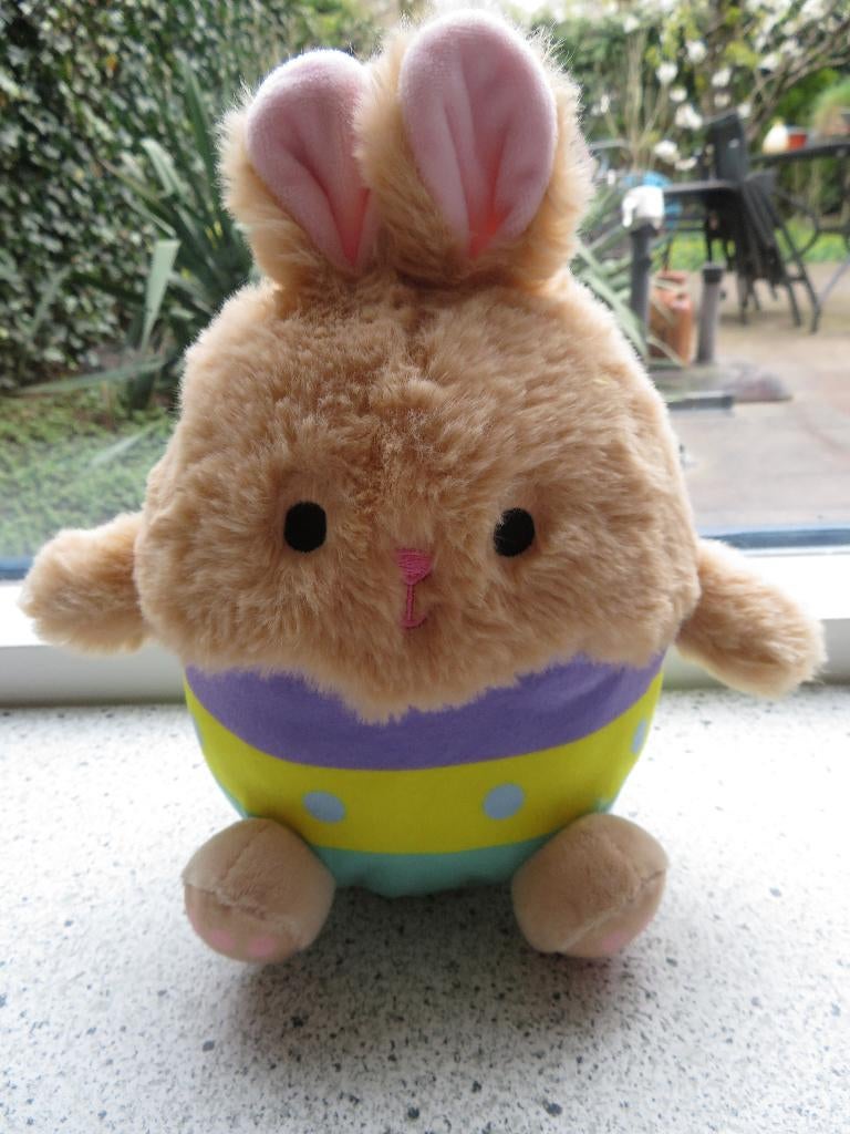 Konijn haas in ei van Action merk ZD Trading Pasen, Konijn, Ophalen of Verzenden, Zo goed als nieuw, Wasbaar