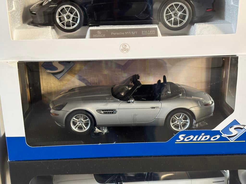 Solido Bmw Z8 1:18, Ophalen of Verzenden, Zo goed als nieuw, Auto, Solido