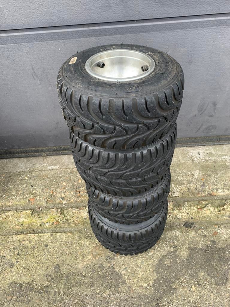 Set regenvelgen met band van aluminium, Ophalen of Verzenden, Kart