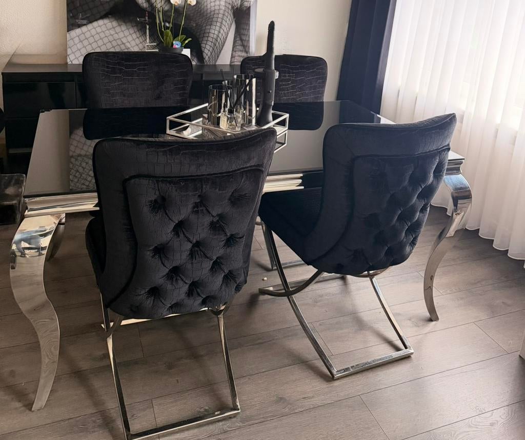 Eric Kuster Stijl Set: Eettafel & Salontafel, Ophalen, 50 tot 100 cm, 50 tot 100 cm, Zo goed als nieuw