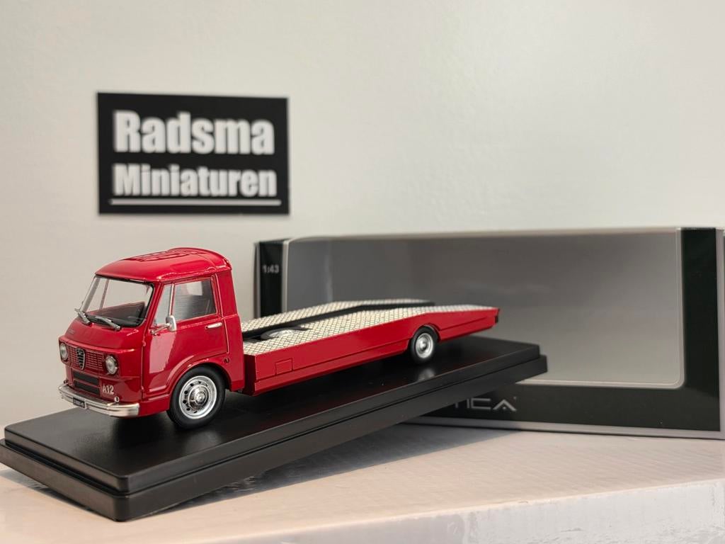 Alfa Romeo A12/F12 Autotransport - Rood - 1:43 Mitica, Overige merken, Auto, Nieuw, Ophalen of Verzenden