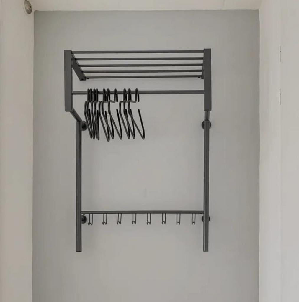 Stoere industriële kapstok, Gebruikt, 100 tot 150 cm, Metaal, Ophalen