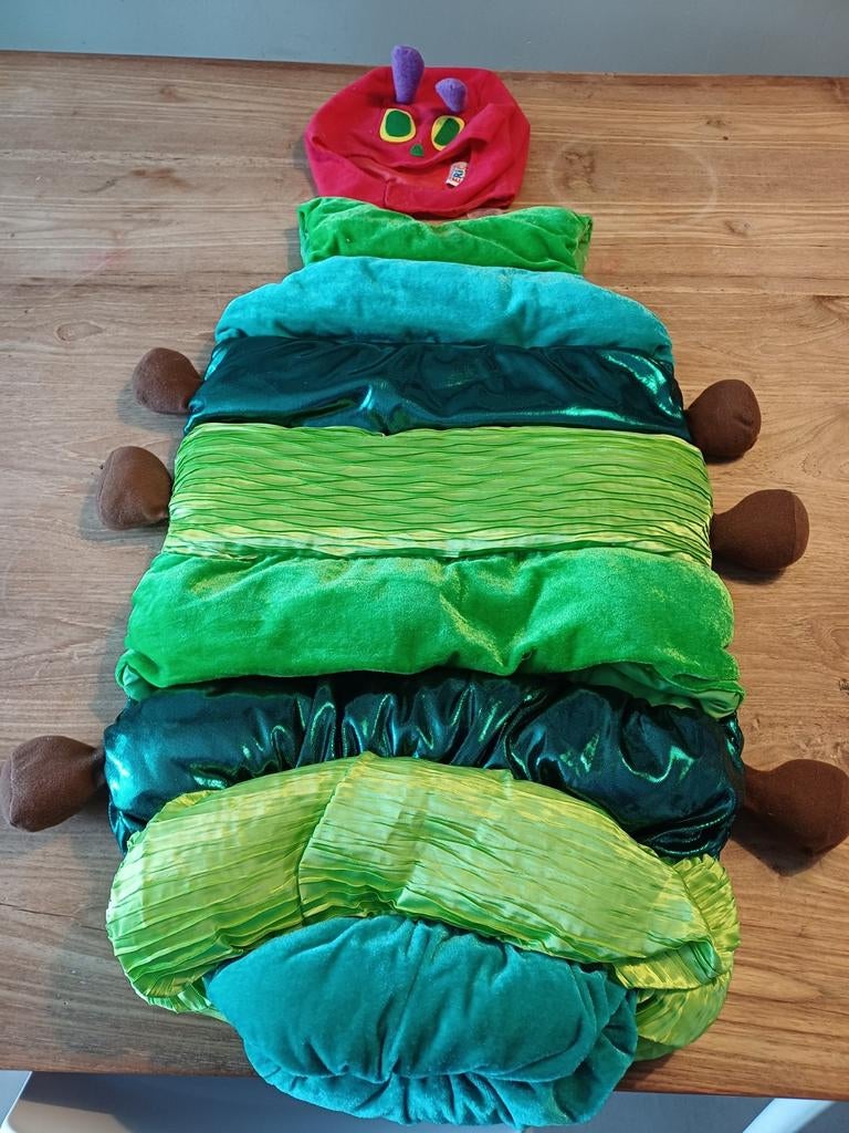 Rupsje nooitgenoeg verkleedpak Eric Carle, Kinderen en Baby's, Ophalen, Zo goed als nieuw, Jongen of Meisje