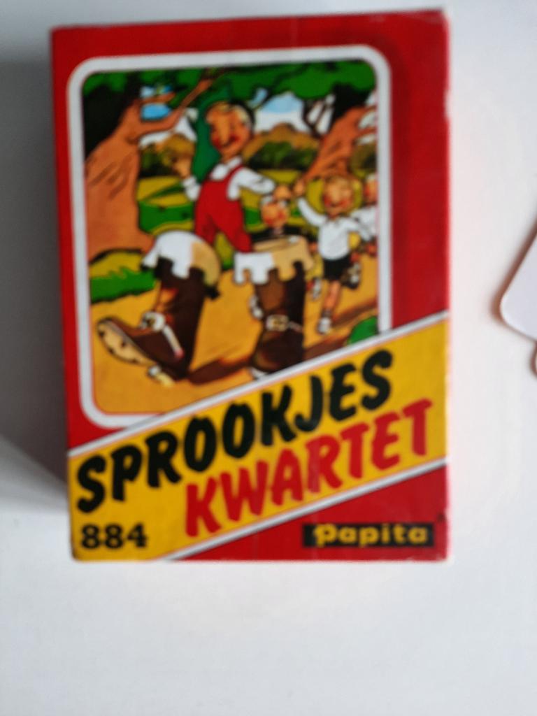 Papita sprookjeskwartet 884, gebruikt, Verzamelen, Speelkaarten, Jokers en Kwartetten, Ophalen of Verzenden, Gebruikt, Kwartet(ten)