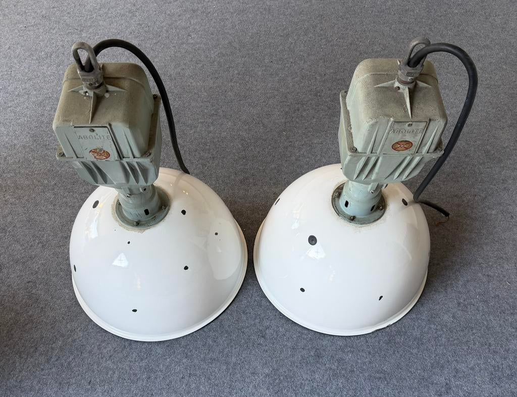 Industriele Hanglamp, Ophalen of Verzenden, Zo goed als nieuw, E27 (groot), Led-lamp