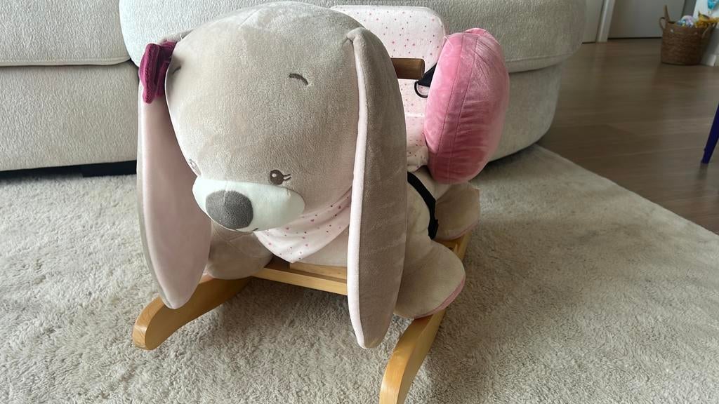 Schommeldier konijn, Ophalen, Zo goed als nieuw