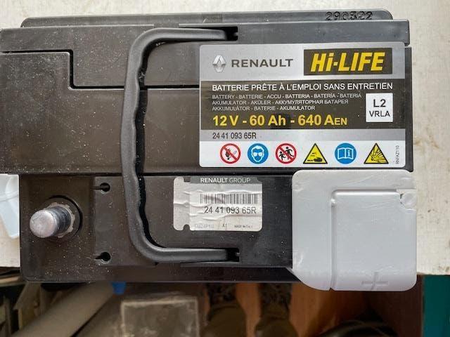 accu, Ophalen, Gebruikt, Renault